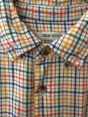 Urban outfitters summer plaid shirt men’s size M “Vintage”